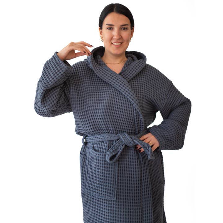 Vivamaison – Engroshandel Morgenkåbe - Unisex – Premium Vaflet Bomuld Badekåbe, Unisex Spa Komfort47