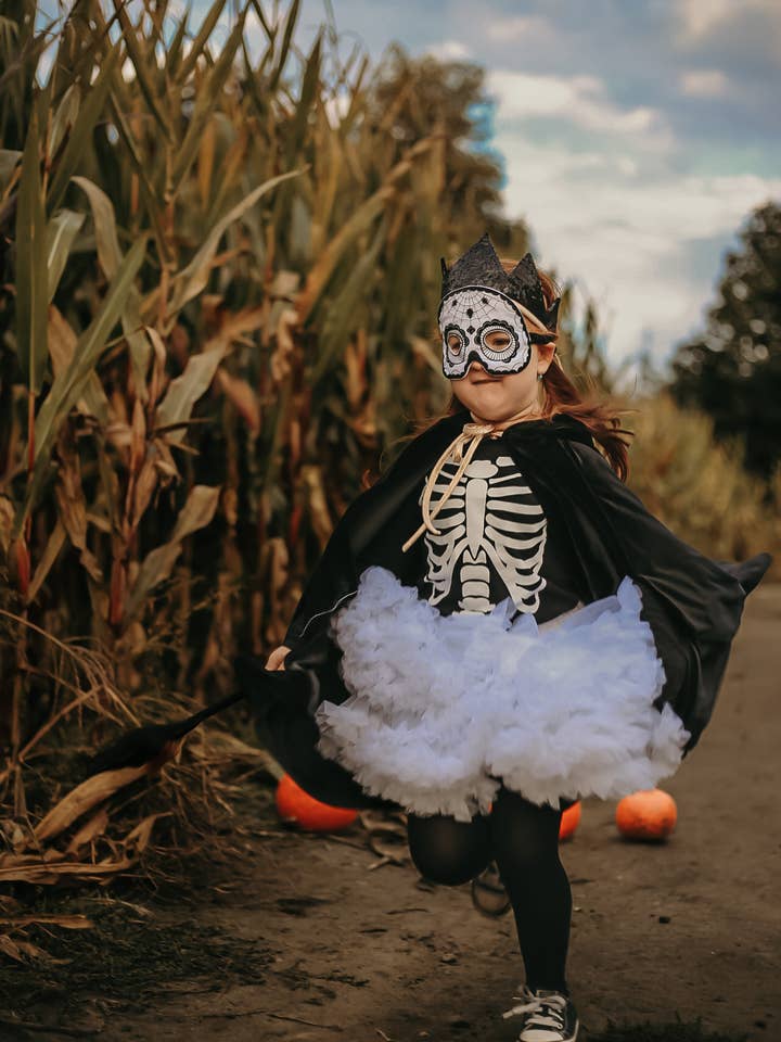 Moi Mili – Engroshandel Udklædning – Børn – Skull maske «Black halloween»6