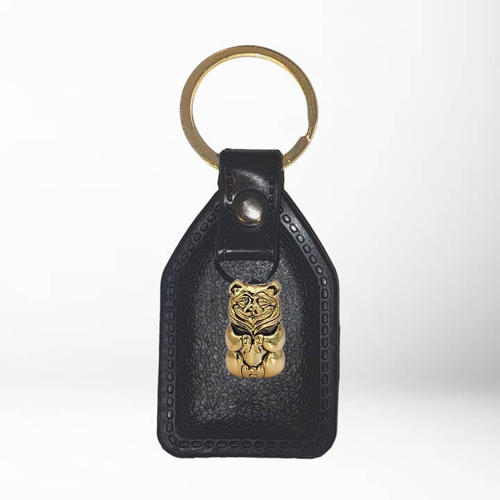 Portachiavi con perline tribali Bear My Totem Tribe Spirit Animal per la vendita all'ingrosso da parte di My Totem Tribe