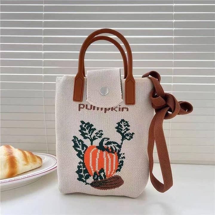 UZ Wholesale Store - Wholesale Crossbody bag – Women's - Cartoon Jacquard Knit Crossbody Handbag6