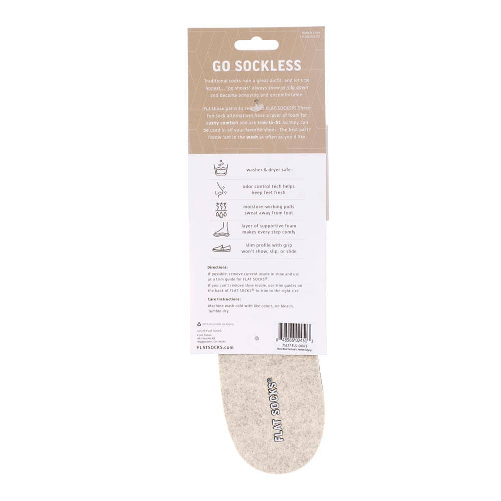 FLAT SOCKS - Wholesale Socks - Unisex - Sand FLAT SOCKS6