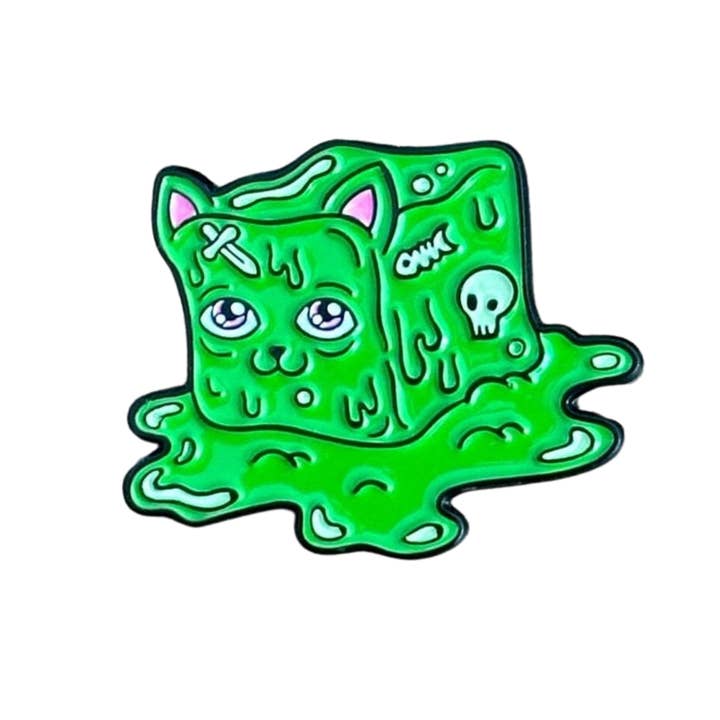 Alfiler de Cubo de Gato Gelatinoso para venta al por mayor de Mystery Dice Goblin