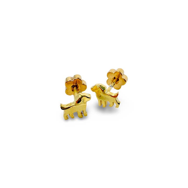 ETHICGOODS - Wholesale Stud/Post Earrings - Dog Tiny Stud Earrings1