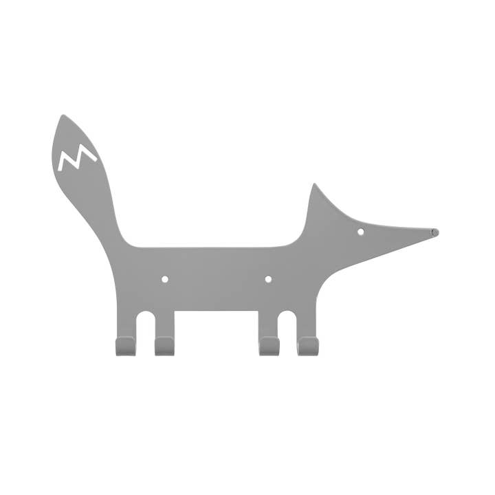 Marnelly - Wholesale Wall Hook - Kids & Baby - Kids Wall Hook Fox Gray