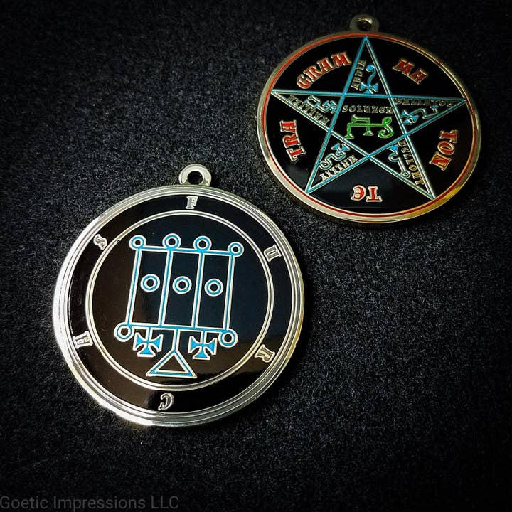 Goetic Impressions - Wholesale Individual Charm/Pendant - Furcas Sigil Medallion