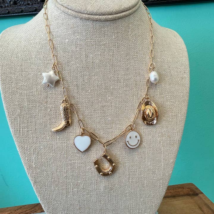 Western Theme Charm Necklace for wholesale by HandPicked