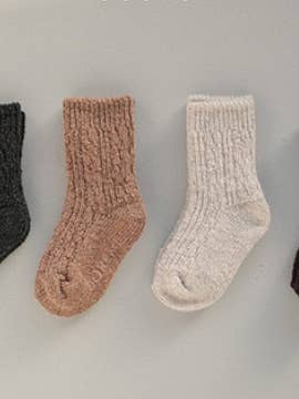 Kids Toddlers Wool Socks Boys Girls Fall Winter Socks Toasty for wholesale by Comfortarians