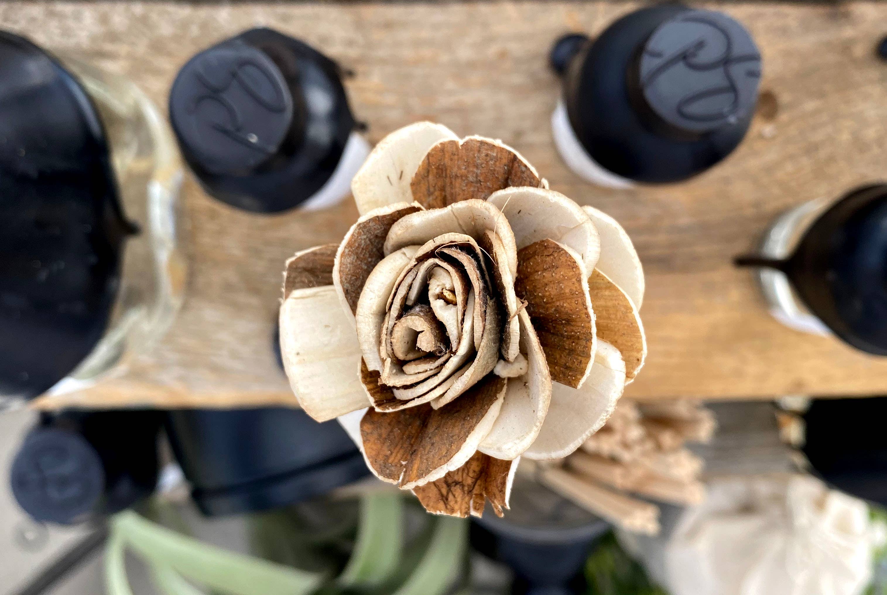 Pepper Street Studio - Wholesale Reed Diffuser - Wood Flower Diffuser Reed