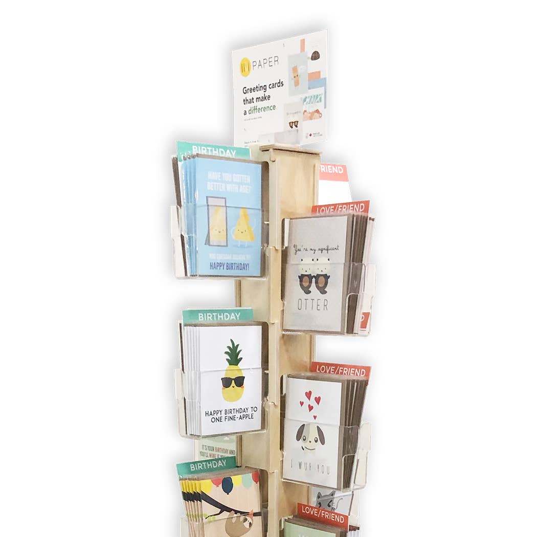 IMPAPER - Wholesale Retailer Display - Paper & Novelty - Card Display Rack Package with 48 Best-Sellers2