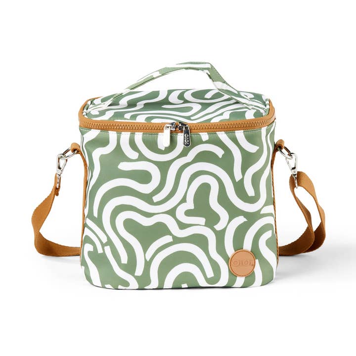Midi Insulated Lunch Bag - Green Squiggle and other Purchase Wholesale squinkies. Free Returns & Net 60 Terms on Faire trending on Faire.