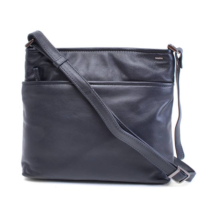 Leren crossbodytas Soft 005-440-07 voor wholesale door Berba Lederwaren B.V.