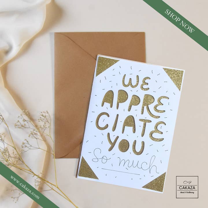 Carte per Occasioni: Ti Apprezziamo Tantissimo per la vendita all'ingrosso da parte di Cakaza
