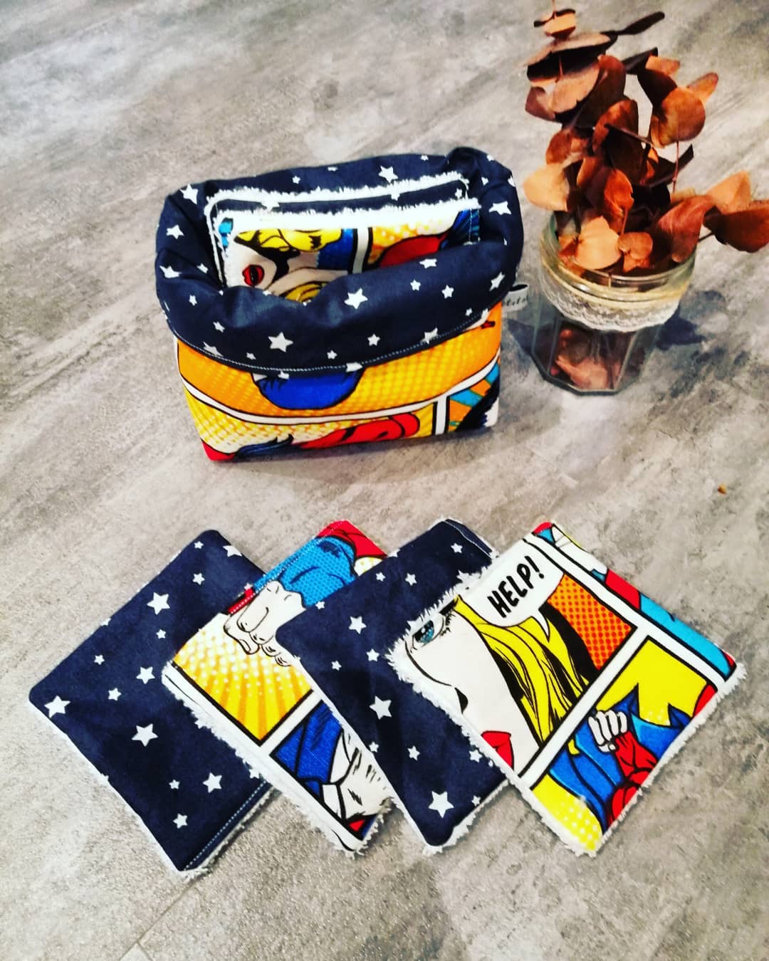 LES PETITS TITOUS - Wholesale Makeup Remover - BASKET SET AND SET OF 8 ASSORTED WASHABLE WIPES9