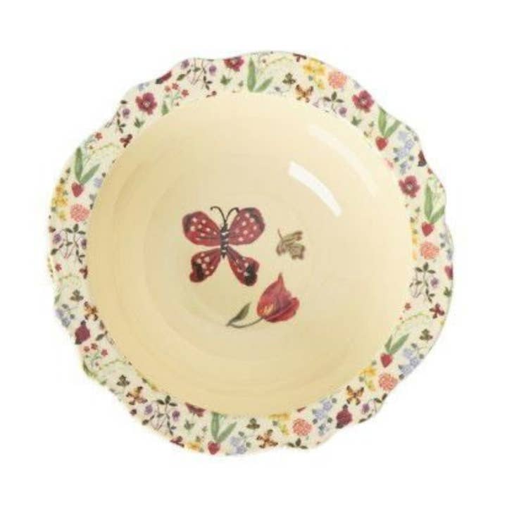 Melamine Vintage Bowl with Nathalie Lété Print - Small - 8.45 oz for wholesale by RicebyRice