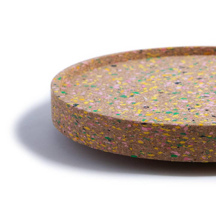 TRASHY GOODS - Wholesale Decorative Tabletop Object - 12" Smart Susan | Cork Terrazzo6