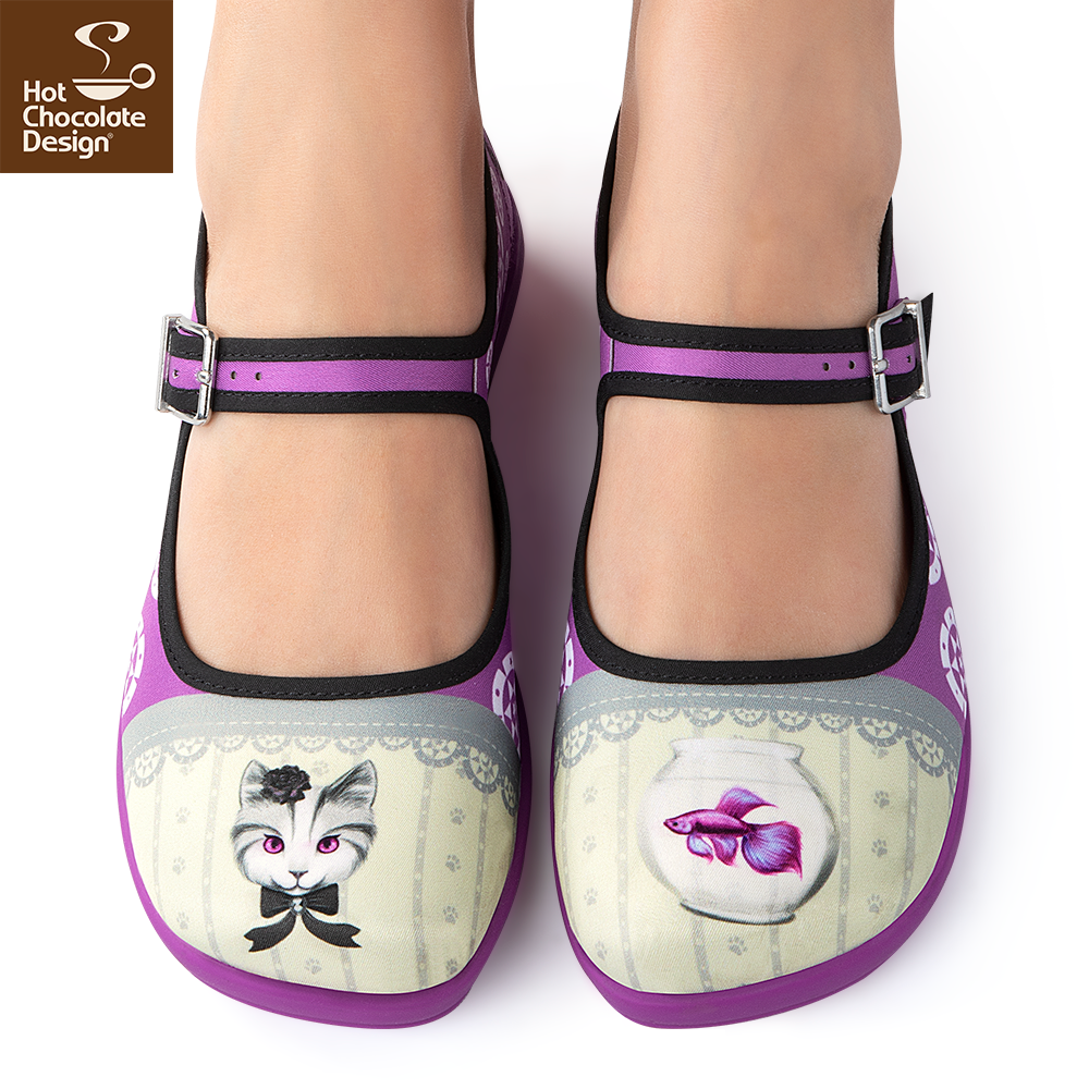 Popping Candy - Wholesale Flats – Women’s - Hot Chocolate Design Elvira & Ophelia5