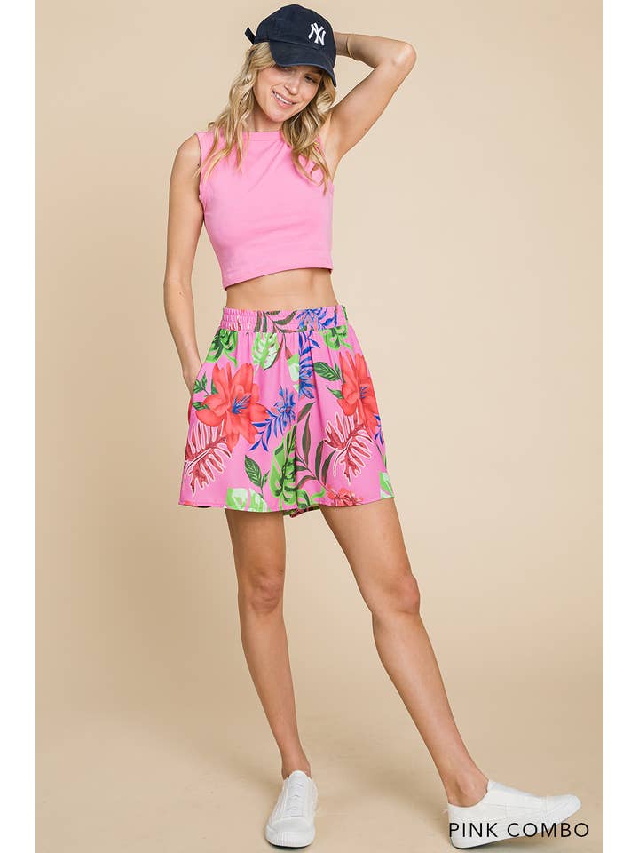 Cotton Bleu - Wholesale Shorts - Women's - 30185W - Bohemian Style Women's Air Flow Print Shorts16