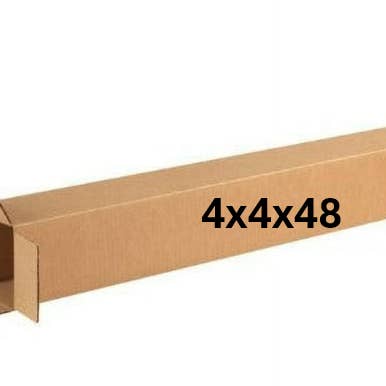 4x4x48 (200 lb strength) | 5 CARDBOARD BOX BUNDLE | TALL for wholesale by SHIPPING BY ELI