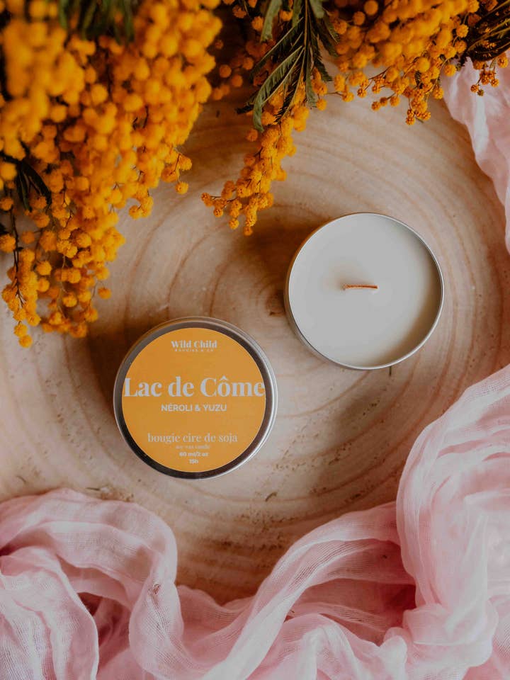 NEROLI & YUZU mini candle for wholesale by WILD CHILD Bougies & Co