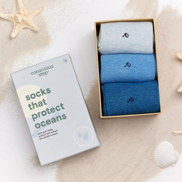 Conscious Step - Wholesale Socks - Unisex - Boxed Set Socks that Protect Oceans2