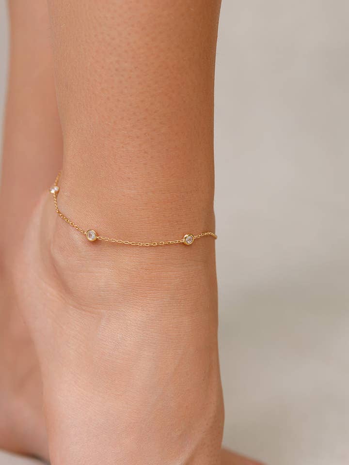 Cavigliera in cristallo per la vendita all'ingrosso da parte di LIMLIM