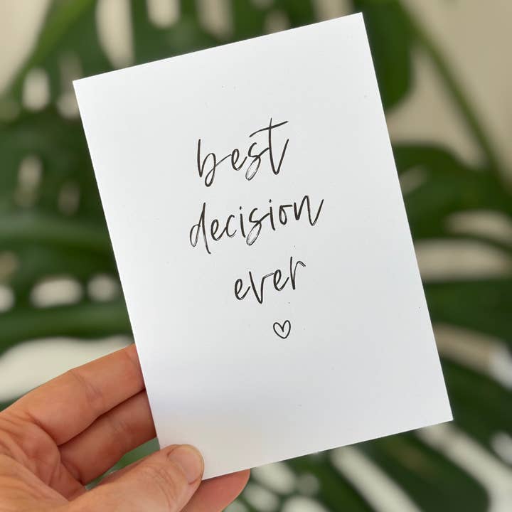 To & From Cards – wholesale Gratulationskort – Bästa beslutet någonsin