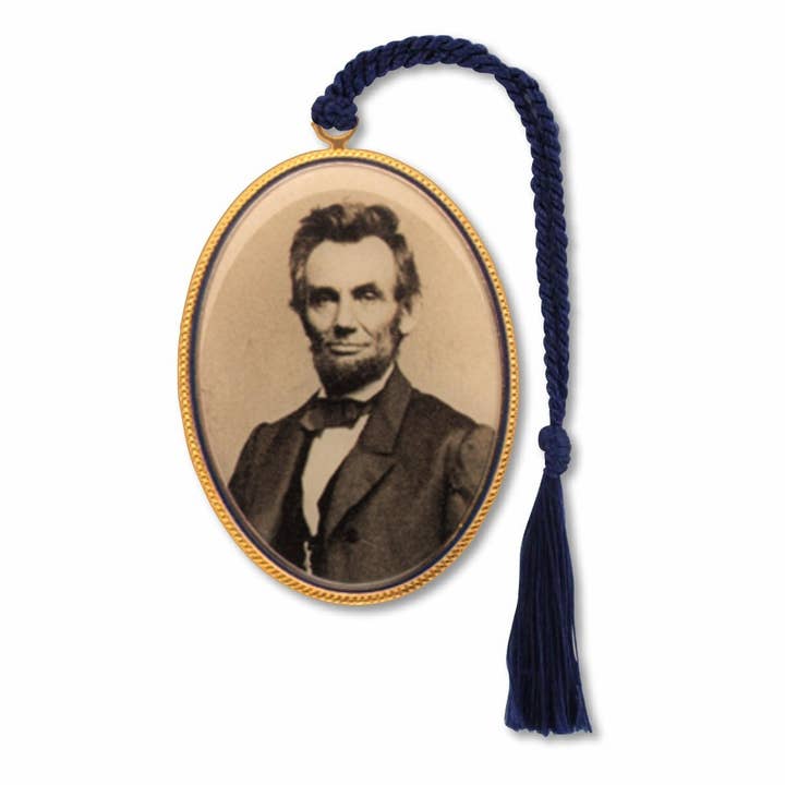 David Howell and Company - Wholesale Bookmark - Abraham Lincoln Metal Bookmark, MADE in USA