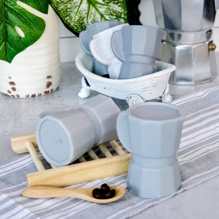 Cafetera coffee soap (espresso) for wholesale by Albisa Candles