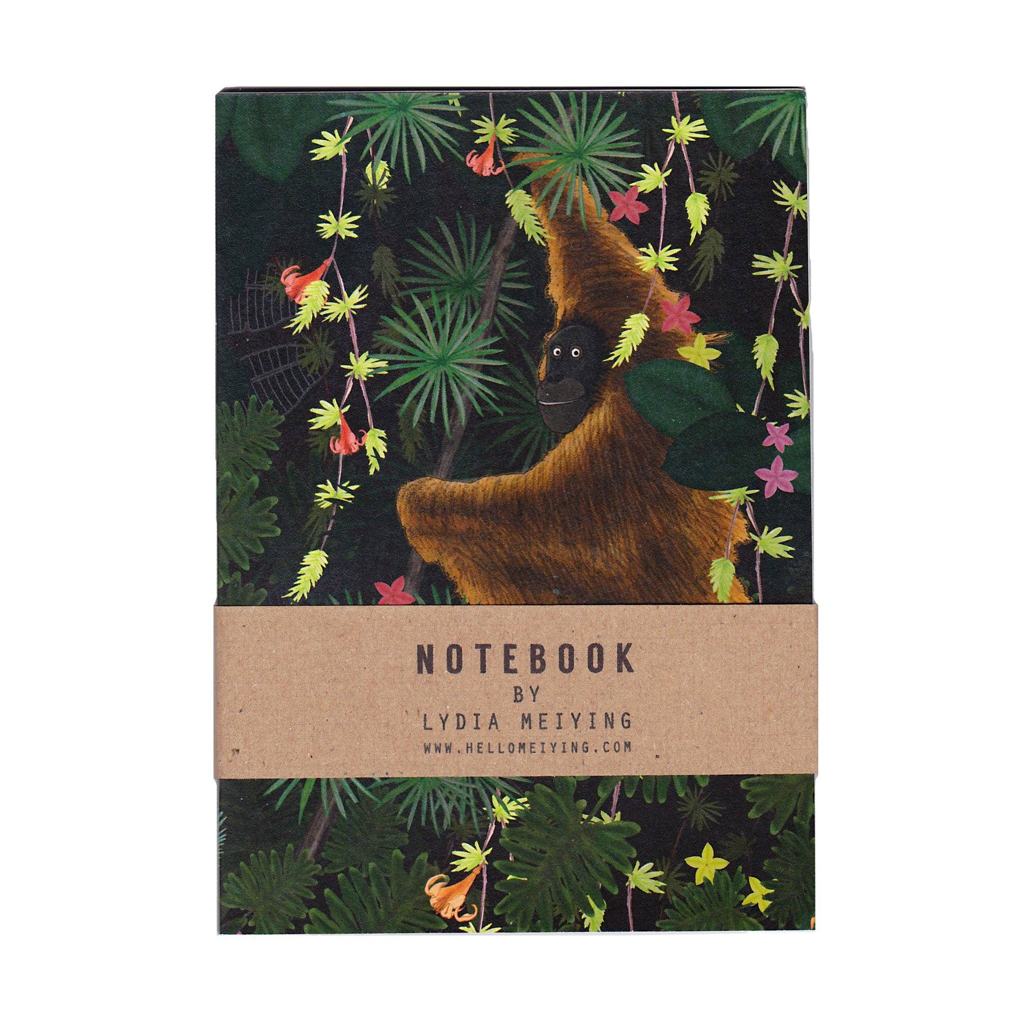 Lydia Meiying – wholesale Notebook – Jungle Orangutan - Mini Notebook1