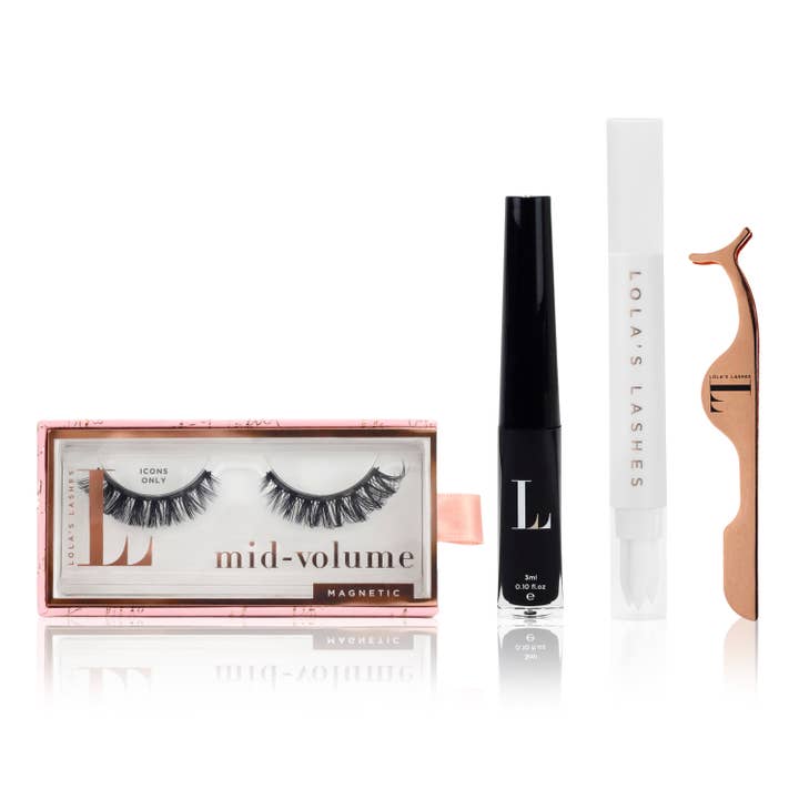 Lola's Lashes - Wholesale False/Fake Eyelashes - L.W.I Icons Only Russian Magnetic Lash & Liner Set6