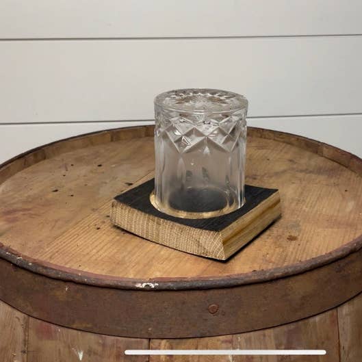 JL Woodworking - Vente Shakers à cocktails - Bloc SMOKER Cocktail | Baril de bourbon authentique