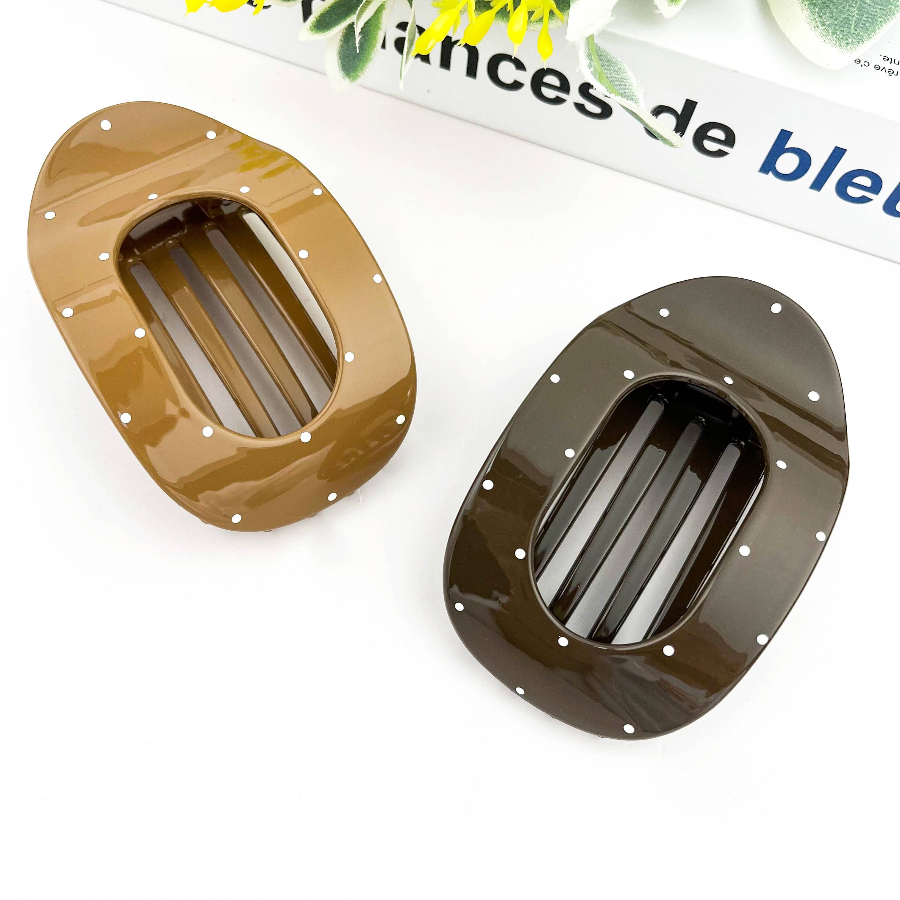 TheDivaSoap - Wholesale Hair Clip - Women's - Polka Dot Solid Color Flat Clip6