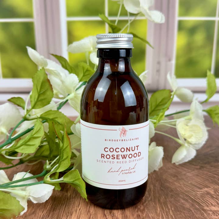 BirdseyBelizaire - Wholesale Reed Diffuser - Coconut Rosewood - Signature Reed Diffuser2