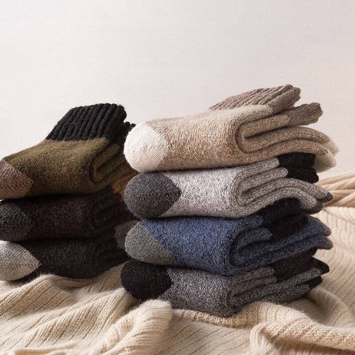 Gohobi - Wholesale Socks - Men's - Extra Thick Men Wool Socks, Winter socks, Men Winter Socks, gift for him