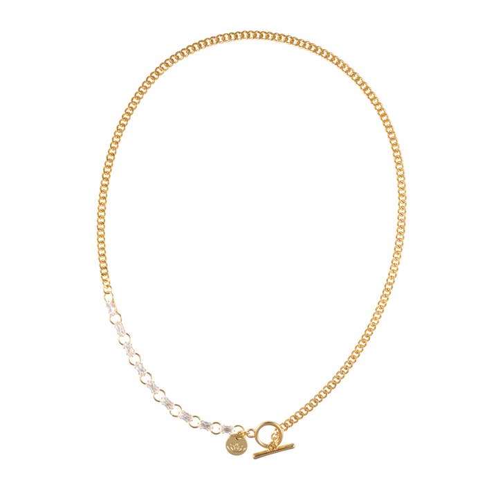 Jo Baguette Necklace for wholesale by LUV & BART