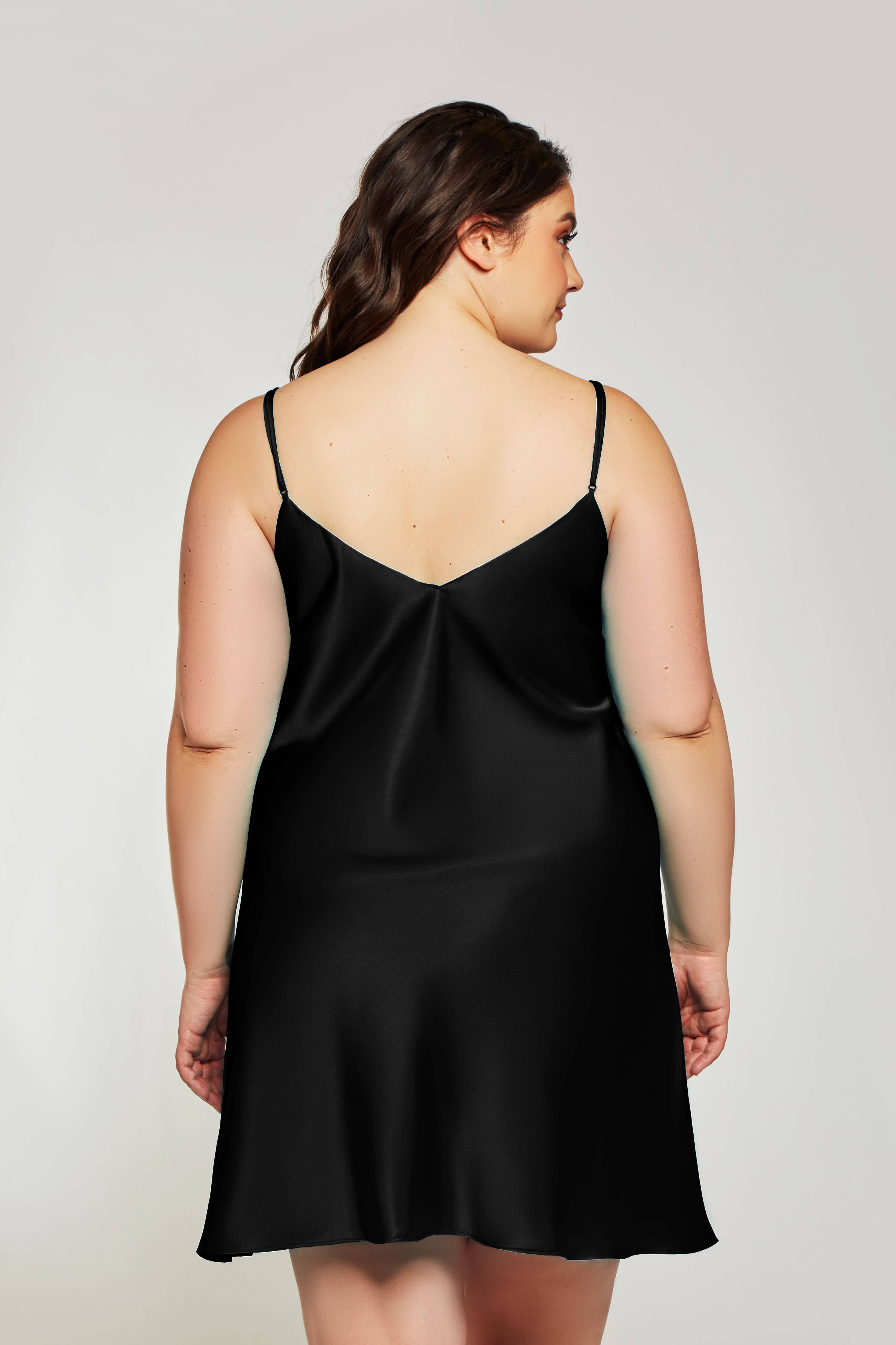 iCollection - Vendita all'ingrosso Sottoveste - Donna - Camicia Marina Taglie Forti Sopra il Ginocchio1