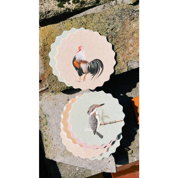 30x40 - Wholesale Coasters - Coaster Set Good Vibes 🍀🐓🐢 UPDATE - New Designs10