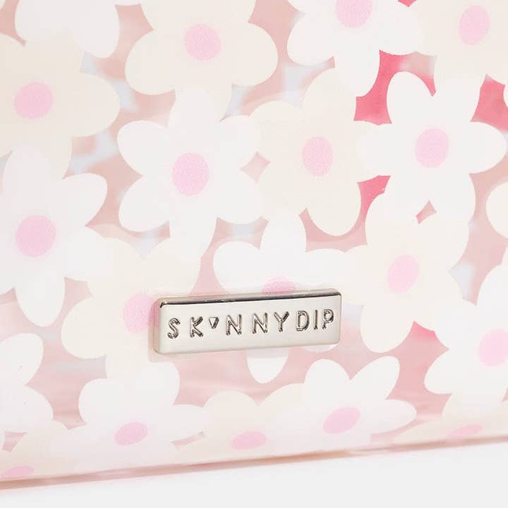 Skinnydip London - Wholesale Makeup/Cosmetic Bag - White Daisy Makeup Bag
