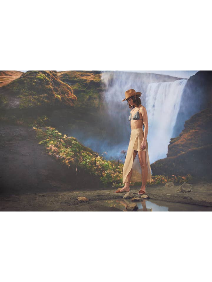 Sable Jupe en lin Reminiscence en vente sur Faire6