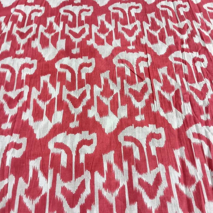 bhavnas boutique - Wholesale Fabric Paint - Indian Cotton Handmade Fabric Ikat Print Fabric1