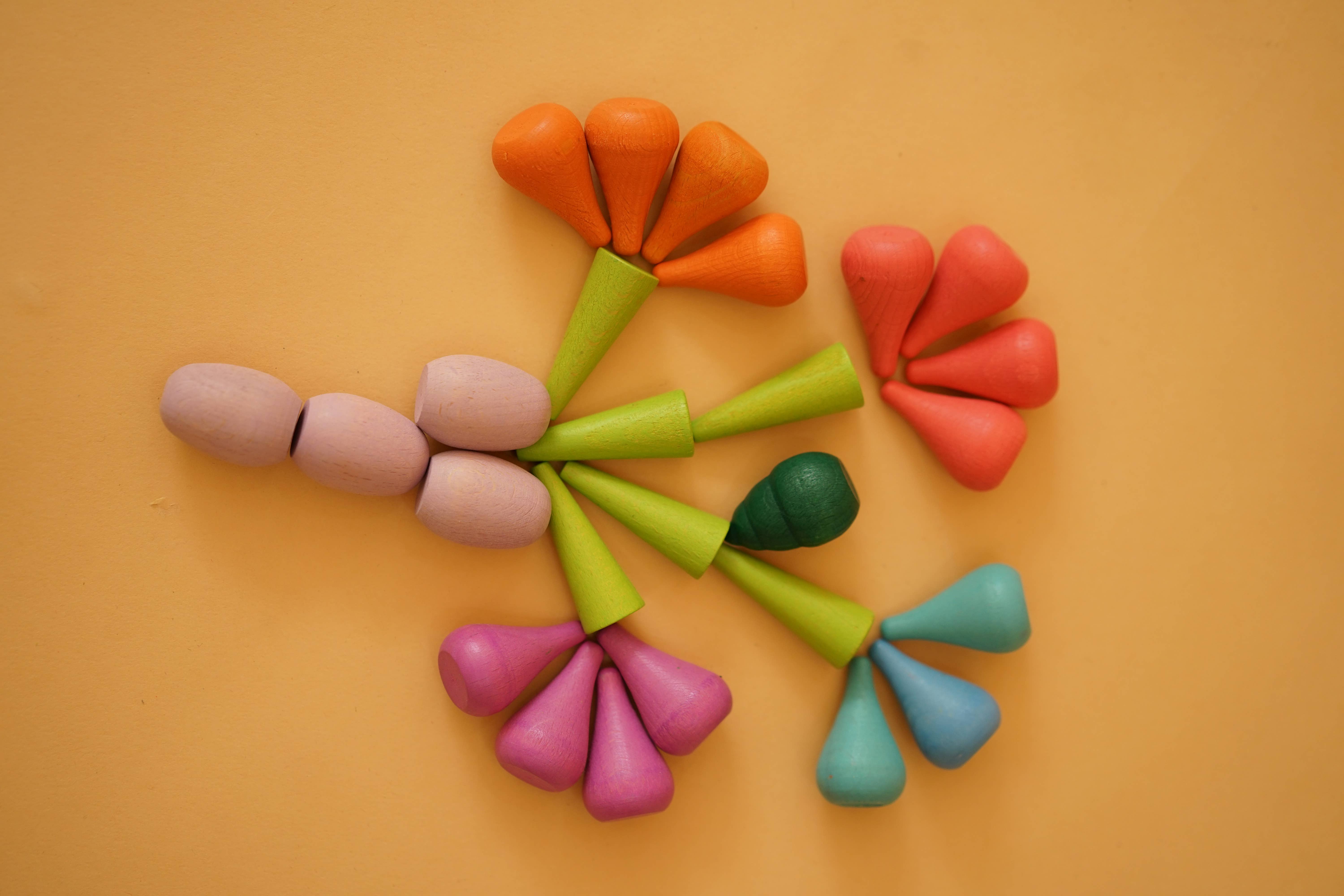 Tinitastic - Vente Jouet en bois – enfant - Tinitastic - Jeu de pièces libres Mandala en bois - Jouet créatif ouvert5