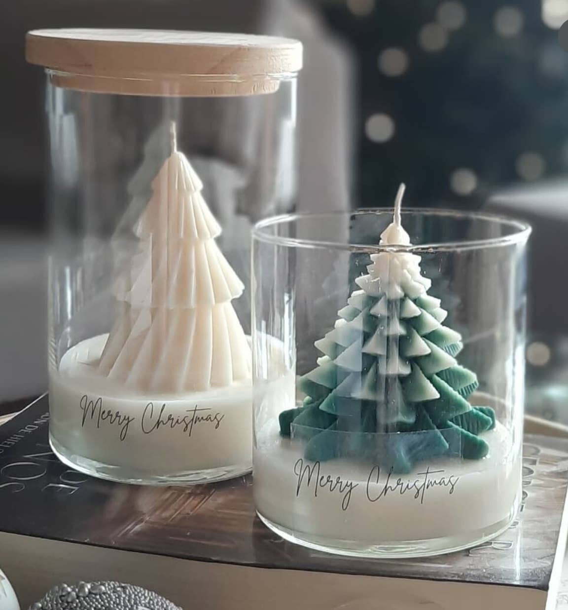 Aristocrat Creation - Wholesale Novelty candle - The Sparkling Spruce 6 oz Soy Wax Candle 0