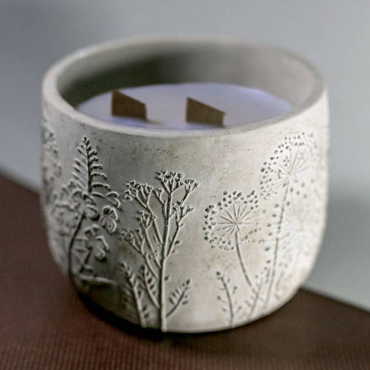 Momia the beautiful living - Wholesale Jar/Filled Candle - Long Cement Vase Candle0