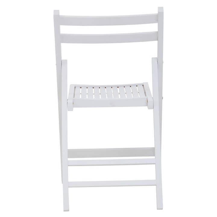 Interiors by Premier – wholesale Folding chair – Beauport White Folding Chair3