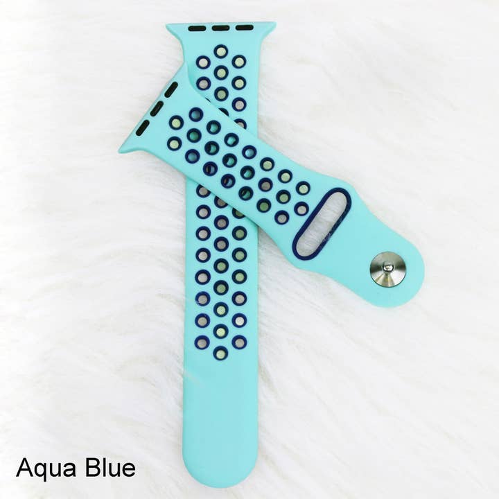 ShopTrendsNow - Wholesale Watch Band/Strap - Women's - Breathable Sport Silicone Band for Apple Watch28