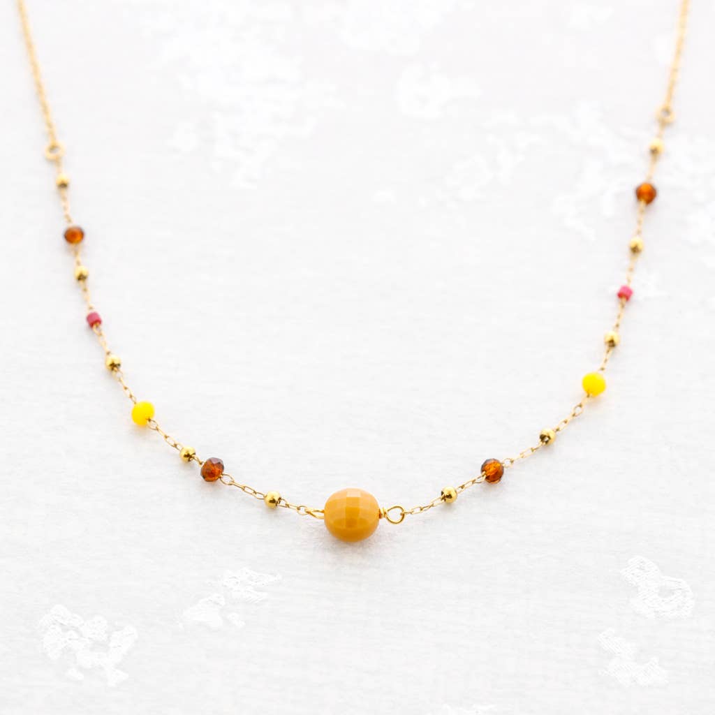 Sonata – wholesale Pendant/charm necklace – Steel Stone Necklace5