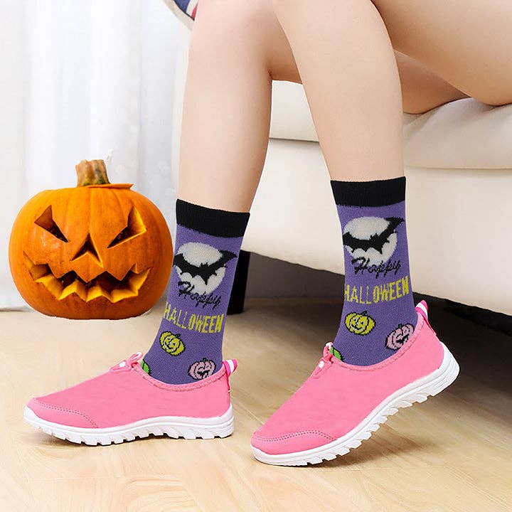 Different Touch - Wholesale Socks - Women's - Women 6 Pairs Pack Halloween Fall Novelty Crew Socks4