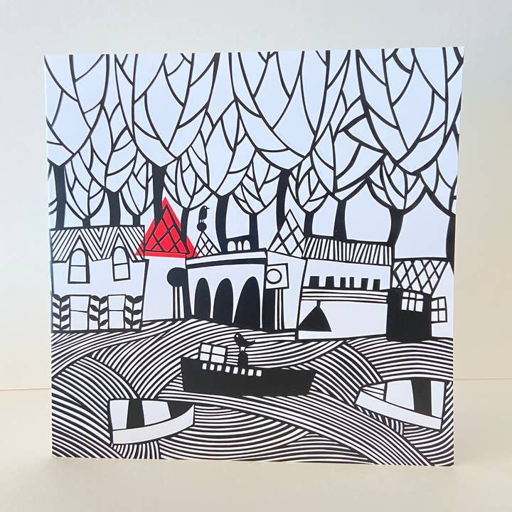 The Sea Card for wholesale by Caroline Rees