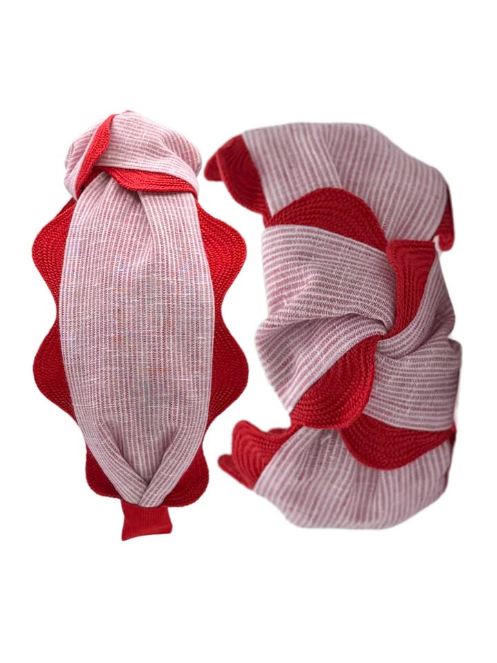 Vieira Roja Jumbo en Rayas Rosadas para venta al por mayor de Pretty Happies