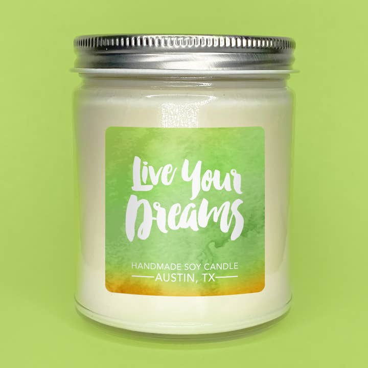 Live Your Dreams - 8oz for wholesale by Classy Smashed